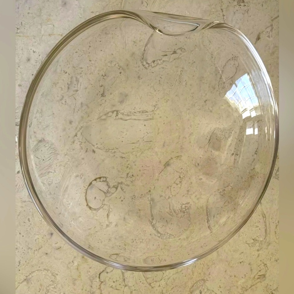 Elsa Peretti Large 11” For Tiffany Co Thumb Print Clear
